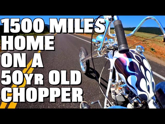 1500 Mile Solo Road trip on a 50 year old Shovelhead Chopper