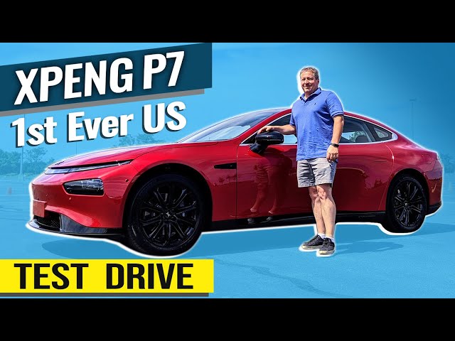 2020 XPeng P7 First North American Media Test Drive