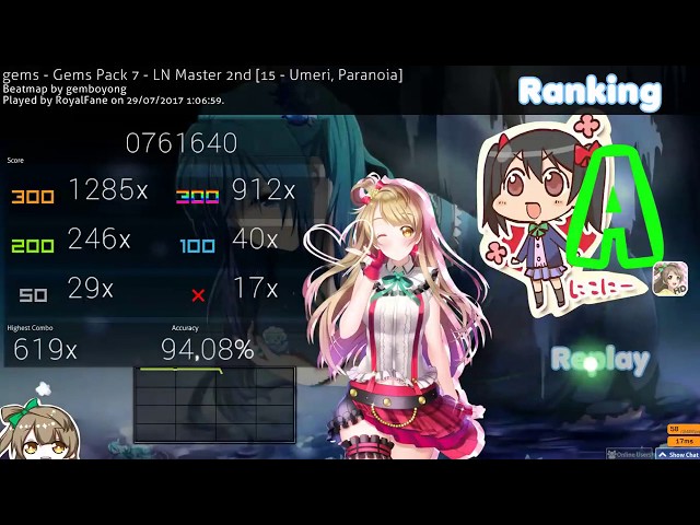 osu!mania | Gems Pack - LN Master 2nd (Umeri - Paranoia)