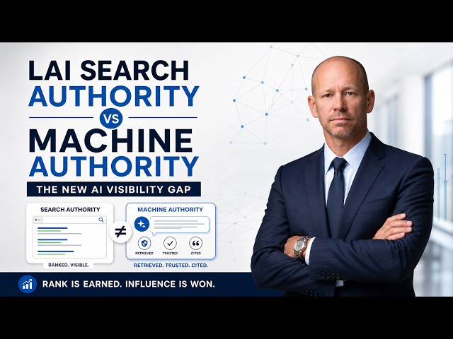 Search Authority vs Machine Authority: The New AI Visibility Gap