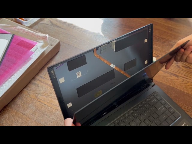 Laptop screen replacement / How to replace laptop screen MSI Prestige 15 A11SCX