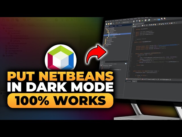 How To Put NetBeans in Dark Mode (𝟮𝟬𝟮𝟲) | 100% WORKS | NO Yapping, To The Point! | FAST & EASY