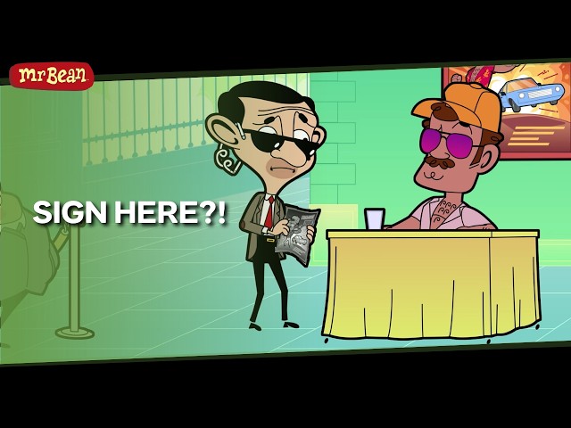 Mr Bean MUST Get the Autograph! | Mr Bean - Cartoons for Kids