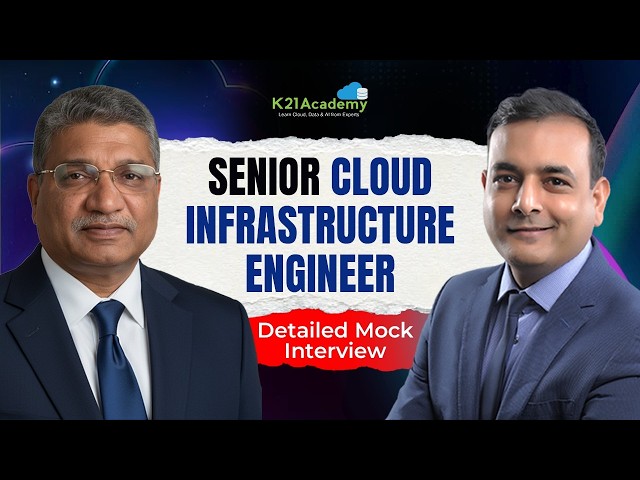Senior Infrastructure Engineer Mock Interview | Technical & Behavioral Questions | Q&A Session