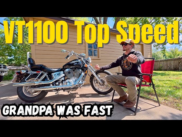 Honda Shadow 1100 Top Speed + Acceleration Test
