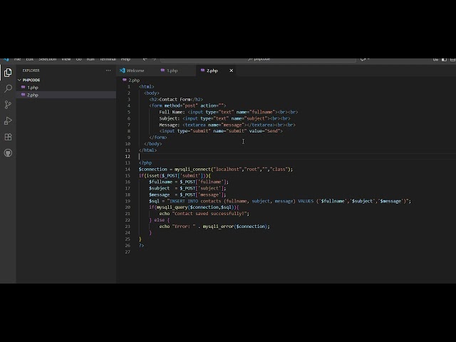 PHP MySQL Database Connection | Backend Connection Tutorial for Beginners