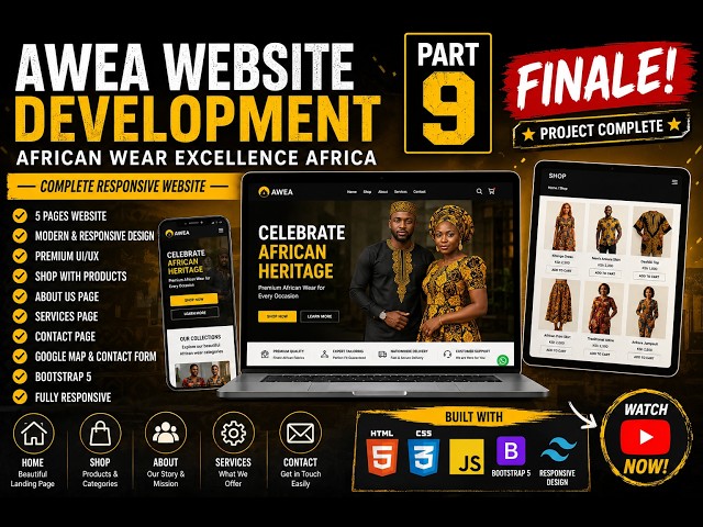 Project 2 - HTML, CSS and Bootstrap Part 9 Finale