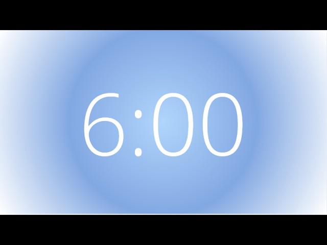 6 Minute - Silent Timer - Silent Alarm