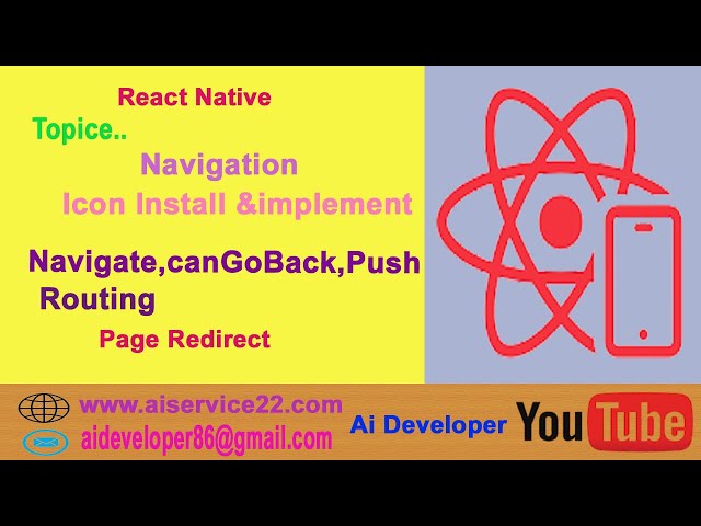 #Ch-5 React Native Header Icon & IconNavigation #react#reactnative#icon#reactnative #reactnativeicon
