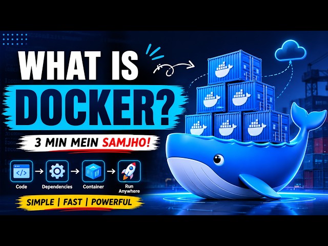 What is Docker? 🐳 | Docker Explained in 3 Minutes