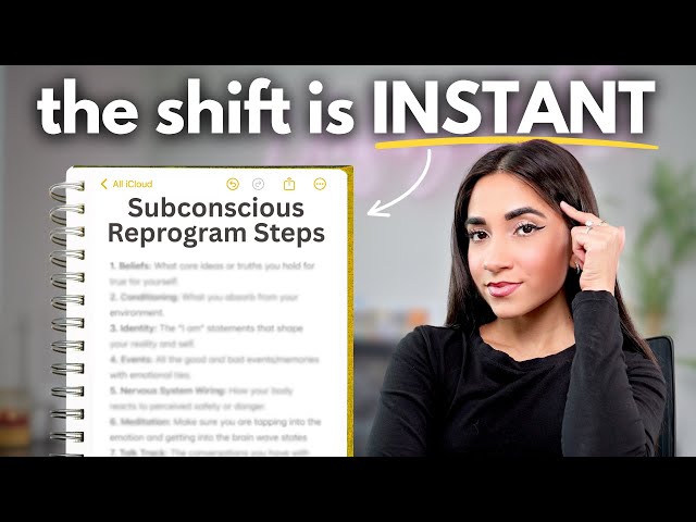 How I Actually Reprogrammed My Subconscious Mind (after everything else failed)