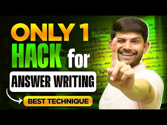 How to Improve Your Answer Writing: Tips, Myths & Effective Hacks | Blank Page to Brilliant Answers