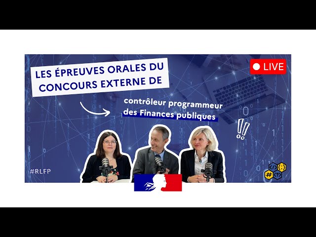 Épreuves orales du concours externe de contrôleur programmeur des Finances publiques