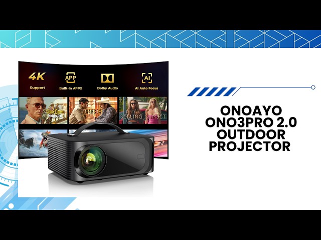 This 2.4 lb Projector Has 50W Dolby Audio | ONOAYO ONO3Pro 2.0 Review