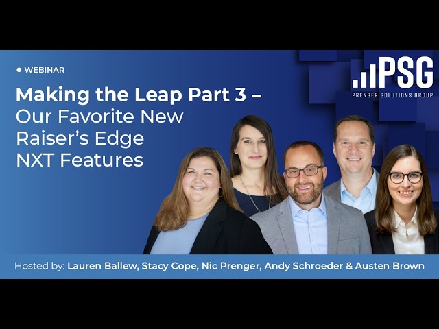 Making the Leap - Our Favorite New Raiser's Edge NXT Features (2026)