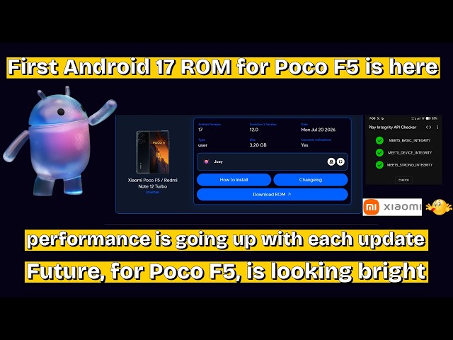 Evolution X 12 Android 17 on Poco F5! 🔥 Review, Performance, Antutu & First Impressions