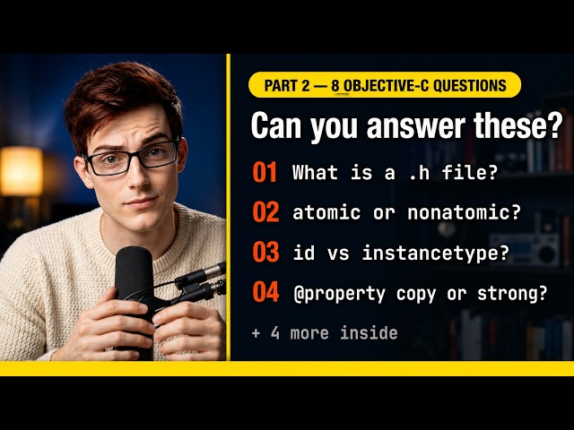 Objective-C Is Still on iOS Interviews in 2026 - Part 2 - 8 Questions