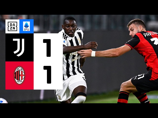 Juventus vs Milan (1-1) | Summary and goals | Serie A Highlights