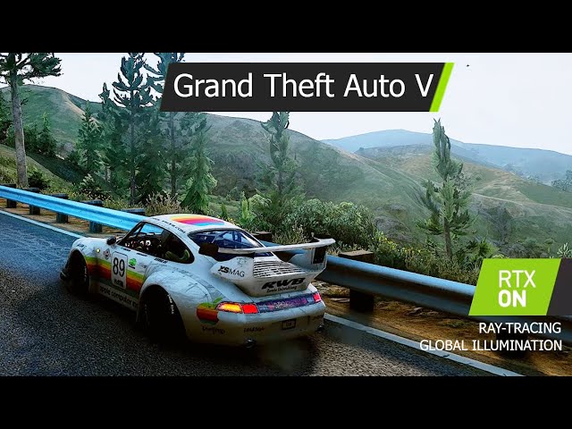 GTA V : NEW RAY-TRACING LOOK & PHOTOREALISTIC NATURAL VISION GRAPHIC MOD | 1995 PORSCHE 911 RWB