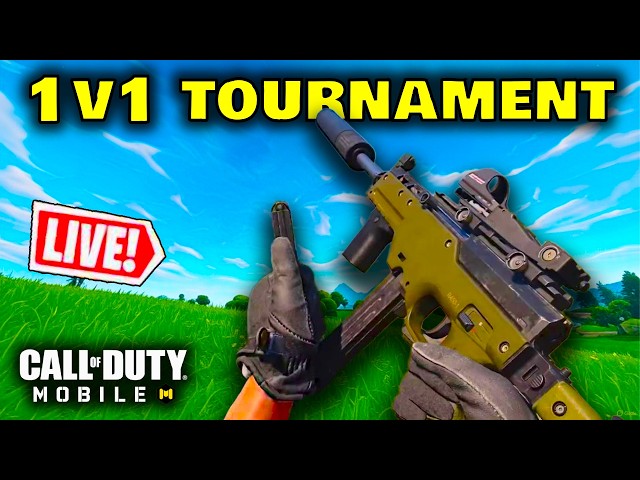 1V1 CALL OF DUTY MOBILE TOURNAMENT! (LIVE)