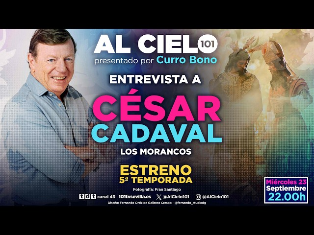 🔴 AL CIELO #181 - 23 septiembre | Estreno 5ª temporada | Entrevista a César Cadaval de los Morancos