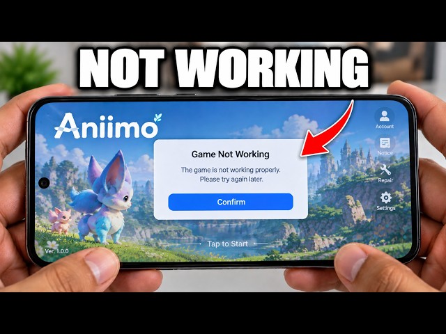 Aniimo Mobile Fix Not Working