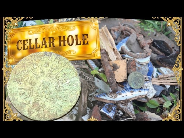 2026 Bottle Digging 170 Yr Old Cellar Hole Reveals A 1783 Coin ~ Nova Constellatio, Glass & Relics ©