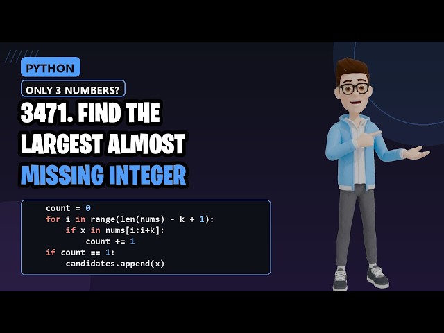 O(n) Sliding Window: LeetCode 3471(all test case pass)
