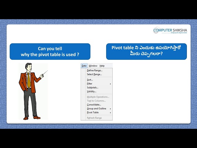 Class 9 Open Office Calc 2 - Learn computers - Computer Education Online & Free (In Telugu)