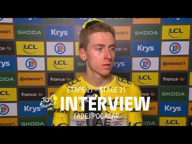 Tour de France 2026 - Etapa 21 Entrevista post-carrera