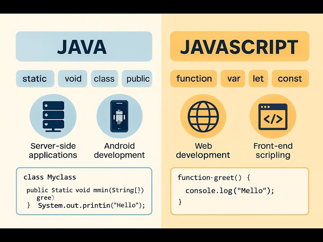 Java vs JavaScript