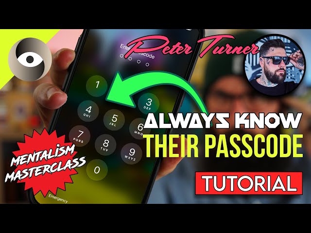 KNOW ANYONES PASSCODE | Saturday Sorcery Peter Turner TUTORIAL