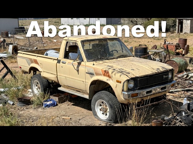 Will This Abandoned Toyota Truck Run & Drive Home?