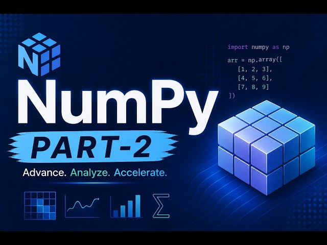 NumPy (Part 2): Indexing, Reshaping & 3D Arrays Explained!