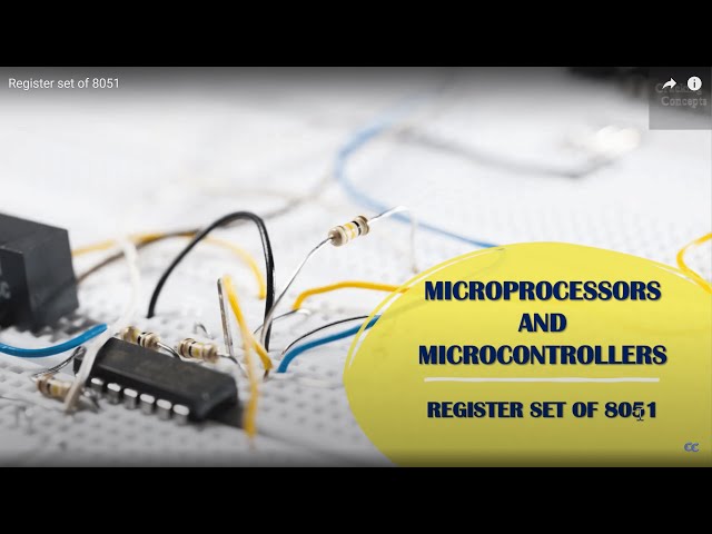 MM 5. Register set of 8051 - Program status word