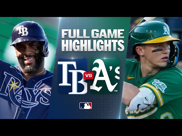RAYS vs. ATHLETICS: Official Full Game Highlights (August 11) | 2026 MLB Season
