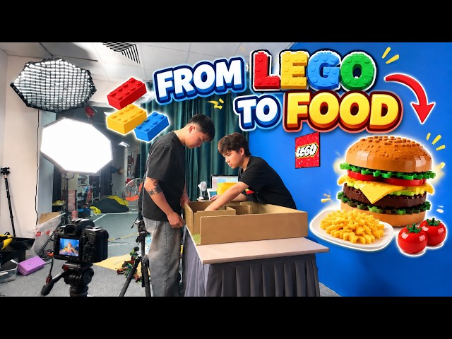 Behind The Scenes of Brick Food Studio | Creating LEGO Cooking Stop Motion Videos