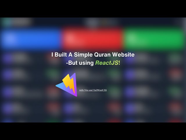 Building a Modern Quran Tafsir Web App - Full Project Demo & Code Walkthrough