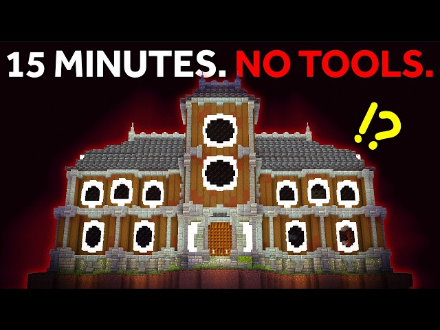 10 Builders vs. 1 Minecraft Haunted Mansion