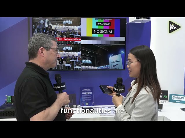 Magewell Pro Convert IP to HDMI (New Generation) at ISE 2026| 2K HDR & Quad View Decoder | KitPlus