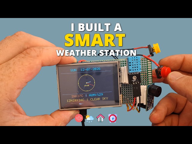 I Built a Smart Desktop Weather Station with Raspberry Pi Pico 2 W!
