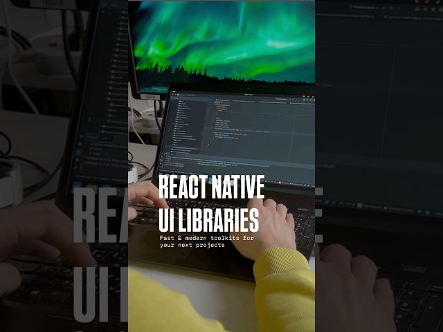 𝗥𝗲𝗮𝗰𝘁 𝗡𝗮𝘁𝗶𝘃𝗲 𝗨𝗜 𝗹𝗶𝗯𝗿𝗮𝗿𝗶𝗲𝘀 #react #reactjs #development #reactnative