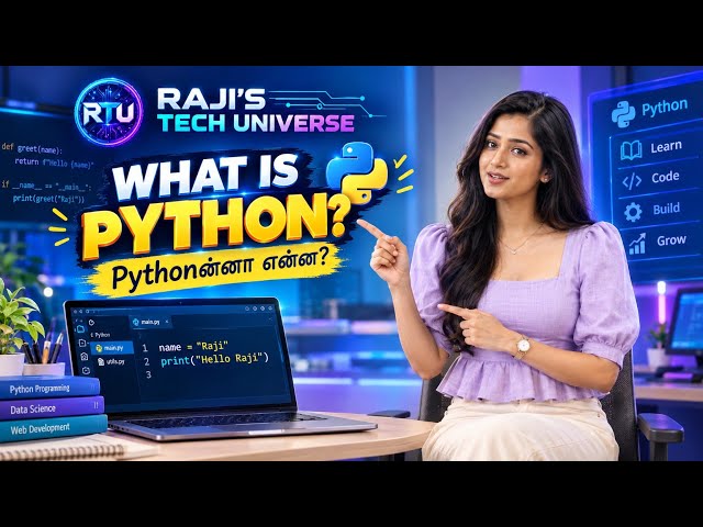 What is Python? 🐍 | Python என்றால் என்ன? | Python Basics Explained in Tamil