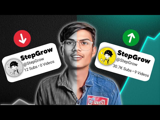 How @StepGrow got 30K+ Subscribers In Just 9 Videos ( You Can Too )