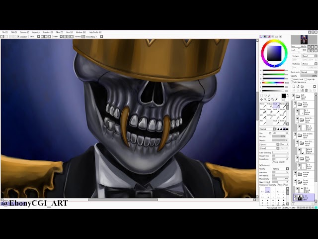 Live Painting: (OC) Zale - Golden part 7 #art #live
