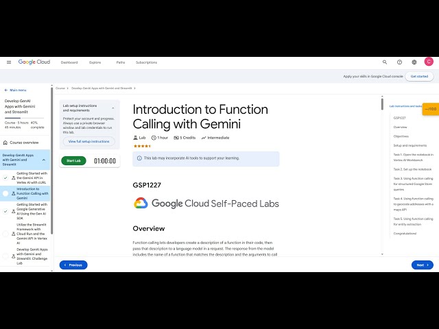 📌 Hack2Skill: Introduction to Function Calling with Gemini | Gen AI Program by Google