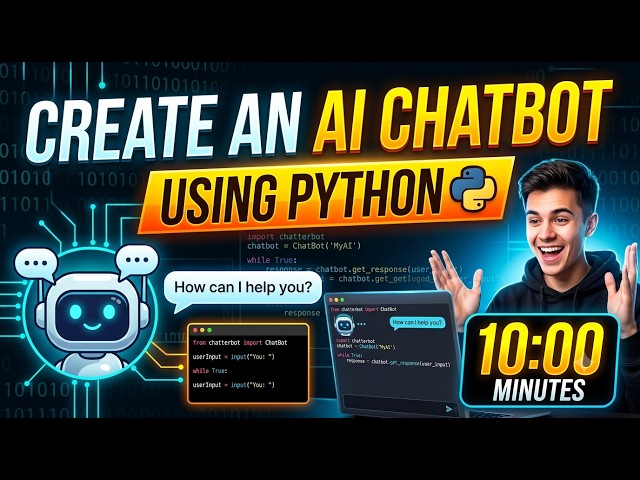 AI Chatbot using python in just 10 minutes