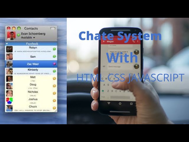 How To Design Message Chat System in Html css javascript