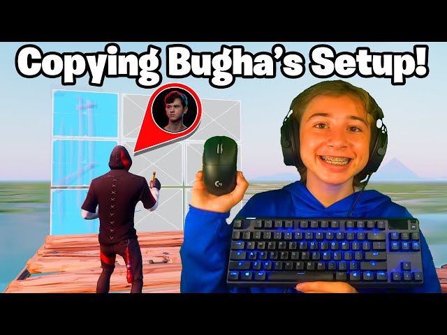 Using Bugha's Setup In Arena! (INSANE)