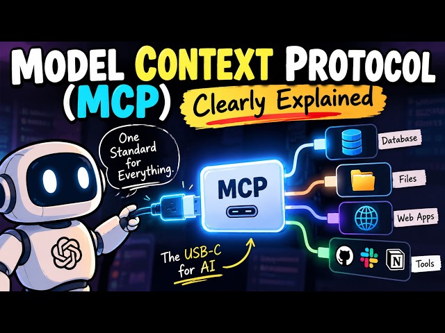 Model Context Protocol (MCP) Explained with Animation | MCP Tutorial for Beginners